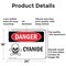 Signmission Cyanide Danger Sign, Aluminum, 24in W x 18in L, 2PK OS-2PACK-DS-A-1824-L-2004 - alternate 6